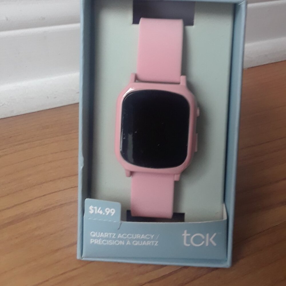 Pink TCK Watch with Quartz Accuracy